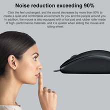 Load image into Gallery viewer, Logitech M110 1000DPI Wired Mouse USB Silent Mouse