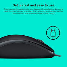 Load image into Gallery viewer, Logitech M110 1000DPI Wired Mouse USB Silent Mouse