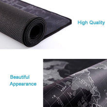 Load image into Gallery viewer, Extended Large Anti-Slip World Map Pattern Soft Rubber Smooth Cloth Surface Game Mouse Pad Keyboard Mat, Size: 90 x 40cm, Size: 90 x 40cm