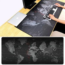 Load image into Gallery viewer, Extended Large Anti-Slip World Map Pattern Soft Rubber Smooth Cloth Surface Game Mouse Pad Keyboard Mat, Size: 100 x 50cm, Size: 100 x 50cm