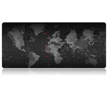 Load image into Gallery viewer, Extended Large Anti-Slip World Map Pattern Soft Rubber Smooth Cloth Surface Game Mouse Pad Keyboard Mat, Size: 60 x 30cm, Size: 60 x 30cm