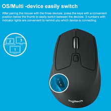 Load image into Gallery viewer, Logitech M720 1000DPI 2.4GHz Wireless Bluetooth Multimode Mouse