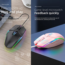 Load image into Gallery viewer, S700 Colorful Light USB Wired Office Gaming Mouse