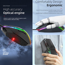 Load image into Gallery viewer, S700 Colorful Light USB Wired Office Gaming Mouse