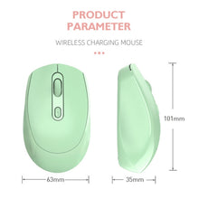 Load image into Gallery viewer, HXSJ M107 4-buttons 1600 DPI 2.4GHz Wireless Mouse, Battery Version, Dual Mode Rechargeable