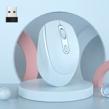Load image into Gallery viewer, HXSJ M107 4-buttons 1600 DPI Dual Mode 2.4GHz + Bluetooth 5.1 Wireless Rechargeable Mouse, Battery Version