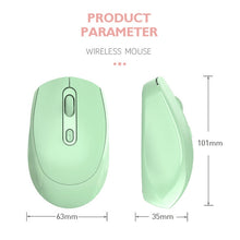 Load image into Gallery viewer, HXSJ M107 4-buttons 1600 DPI Dual Mode 2.4GHz + Bluetooth 5.1 Wireless Rechargeable Mouse, Battery Version