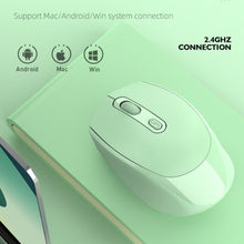 Load image into Gallery viewer, HXSJ M107 4-buttons 1600 DPI Dual Mode 2.4GHz + Bluetooth 5.1 Wireless Rechargeable Mouse, Battery Version