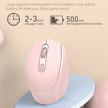 Load image into Gallery viewer, HXSJ M107 4-buttons 1600 DPI Dual Mode 2.4GHz + Bluetooth 5.1 Wireless Rechargeable Mouse, Battery Version