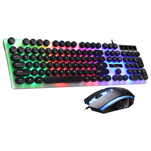 Load image into Gallery viewer, ZGB G21 Luminous Wired Keyboard + Mouse Set, G21 (Black), G21 (White)