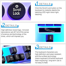 Load image into Gallery viewer, ZGB G21 Luminous Wired Keyboard + Mouse Set, G21 (Black), G21 (White)