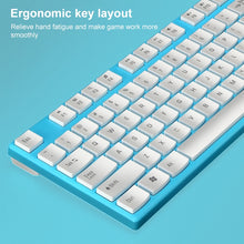 Load image into Gallery viewer, ZGB 8820 Candy Color Wireless Keyboard + Mouse Set, 8820 (Black), 8820 (Pink), 8820 (Blue), 8820 (White)