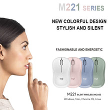 Load image into Gallery viewer, Logitech M221 Fashion Silent Wireless Mouse