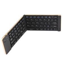 Load image into Gallery viewer, F66 Foldable Bluetooth Wireless 66 Keys Keyboard, Support Android / Windows / iOS, F66 2-Folding 66 Keys Black, F66 2-Folding 66 Keys Rose Gold, F66 2-Folding 66 Keys Silver, F66 2-Folding 66 Keys Gold