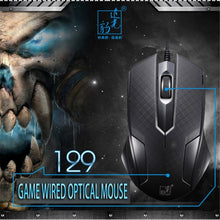 Load image into Gallery viewer, Chasing Leopard 129 USB Universal Wired Optical Gaming Mouse with Counter Weight, Length: 1.3m, 129