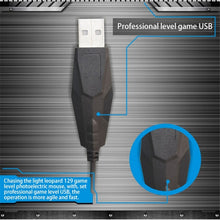 Load image into Gallery viewer, Chasing Leopard 129 USB Universal Wired Optical Gaming Mouse with Counter Weight, Length: 1.3m, 129