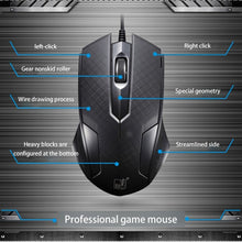 Load image into Gallery viewer, Chasing Leopard 129 USB Universal Wired Optical Gaming Mouse with Counter Weight, Length: 1.3m, 129