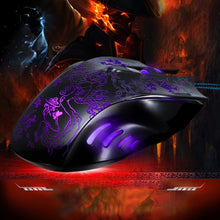 Load image into Gallery viewer, ZGB 169 USB 2400DPI Four-speed Adjustable LED Backlight Wired Optical E-sport Gaming Mouse with Counter Weight, Length: 1.45m, 169 Black, 169 White