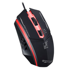 Load image into Gallery viewer, Chasing Leopard 199 USB 1600DPI Three-speed Adjustable LED Backlight Wired Optical Gaming Mouse, Length: 1.3m, 199 Black, 199