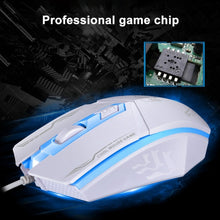 Load image into Gallery viewer, Chasing Leopard 199 USB 1600DPI Three-speed Adjustable LED Backlight Wired Optical Gaming Mouse, Length: 1.3m, 199 Black, 199