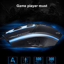 Load image into Gallery viewer, Chasing Leopard 199 USB 1600DPI Three-speed Adjustable LED Backlight Wired Optical Gaming Mouse, Length: 1.3m, 199 Black, 199