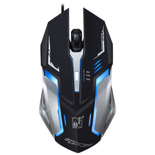 Load image into Gallery viewer, Chasing Leopard K1 USB 1600DPI Three-speed Adjustable LED Backlight Mute Wired Optical Gaming Mouse, Length: 1.3m