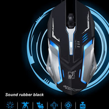 Load image into Gallery viewer, Chasing Leopard K1 USB 1600DPI Three-speed Adjustable LED Backlight Mute Wired Optical Gaming Mouse, Length: 1.3m