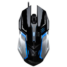 Load image into Gallery viewer, Chasing Leopard K1 USB 1600DPI Three-speed Adjustable LED Backlight Mute Wired Optical Gaming Mouse, Length: 1.3m