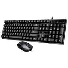 Load image into Gallery viewer, Chasing Leopard Q17 104 Keys USB Wired Suspension Gaming Office Keyboard + Wired Symmetrical Mouse Set, Keyboard Cable Length: 1.4m, Mouse Cable Length: 1.3m, Q17 Black, Q17 White