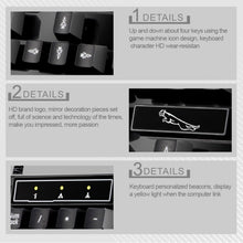 Load image into Gallery viewer, Chasing Leopard Q17 104 Keys USB Wired Suspension Gaming Office Keyboard + Wired Symmetrical Mouse Set, Keyboard Cable Length: 1.4m, Mouse Cable Length: 1.3m, Q17 Black, Q17 White