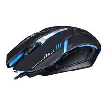 Load image into Gallery viewer, Chasing Leopard V17 USB 2400DPI Four-speed Adjustable Line Pattern Wired Optical Gaming Mouse with LED Breathing Light, Length: 1.45m, V17, V17 Jet Black, V17 White