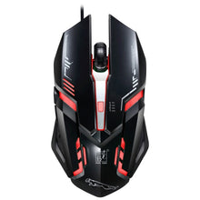 Load image into Gallery viewer, Chasing Leopard V17 USB 2400DPI Four-speed Adjustable Line Pattern Wired Optical Gaming Mouse with LED Breathing Light, Length: 1.45m, V17, V17 Jet Black, V17 White