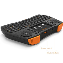 Load image into Gallery viewer, VIBOTON i8 Plus Updated 2.4GHz QWERT Mini Wireless Keyboard with Touchpad for TV Box, Mi Box, Computer, Tablet, Laptop and Projector(Black), Wireless Keyboard