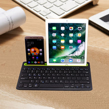 Load image into Gallery viewer, B908 Ultra-slim 78 Keys Bluetooth Wireless Keyboard with Concave Mobile Phone Holder
