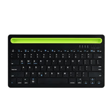 Load image into Gallery viewer, B908 Ultra-slim 78 Keys Bluetooth Wireless Keyboard with Concave Mobile Phone Holder