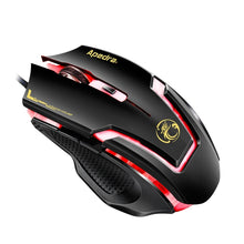 Load image into Gallery viewer, Apedra iMICE A9 High Precision Gaming Mouse LED four color controlled breathing light USB 6 Buttons 3200 DPI Wired Optical Gaming Mouse for Computer PC Laptop, iMICE A9