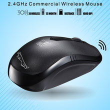 Load image into Gallery viewer, ZGB 101B 2.4GHz 1600 DPI Professional Commercial Wireless Optical Mouse Mute Silent Click Mini Noiseless Mice for Laptop, PC, Wireless Distance: 30m