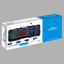 Load image into Gallery viewer, ZGB G700 104 Keys USB Wired Mechanical Feel Glowing Metal Panel Suspension Gaming Keyboard with Phone Holder