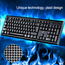 Load image into Gallery viewer, ZGB Q9 104 Keys USB Wired Grid Texture General Gaming Office Keyboard