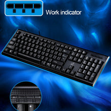 Load image into Gallery viewer, ZGB Q9 104 Keys USB Wired Grid Texture General Gaming Office Keyboard