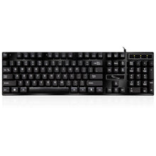 Load image into Gallery viewer, ZGB Q17 104 Keys USB Wired Suspension Gaming Office Keyboard for Laptop, PC