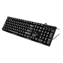 Load image into Gallery viewer, ZGB Q17 104 Keys USB Wired Suspension Gaming Office Keyboard for Laptop, PC