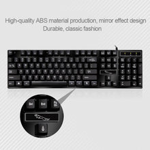 Load image into Gallery viewer, ZGB Q17 104 Keys USB Wired Suspension Gaming Office Keyboard for Laptop, PC