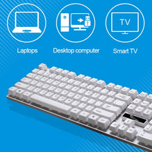 Load image into Gallery viewer, ZGB Q17 104 Keys USB Wired Suspension Gaming Office Keyboard for Laptop, PC