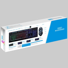 Load image into Gallery viewer, ZGB G20 1600 DPI Professional Wired Glowing Mechanical Feel Suspension Keyboard + Optical Mouse Kit for Laptop, PC