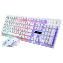 Load image into Gallery viewer, ZGB G20 1600 DPI Professional Wired Glowing Mechanical Feel Suspension Keyboard + Optical Mouse Kit for Laptop, PC