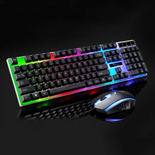 Load image into Gallery viewer, ZGB G21 1600 DPI Professional Wired Colorful Backlight Mechanical Feel Suspension Keyboard + Optical Mouse Kit for Laptop, PC