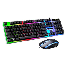 Load image into Gallery viewer, ZGB G21 1600 DPI Professional Wired Colorful Backlight Mechanical Feel Suspension Keyboard + Optical Mouse Kit for Laptop, PC