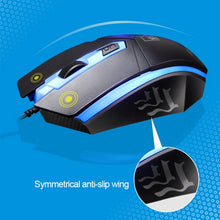 Load image into Gallery viewer, ZGB G21 1600 DPI Professional Wired Colorful Backlight Mechanical Feel Suspension Keyboard + Optical Mouse Kit for Laptop, PC