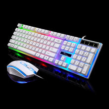 Load image into Gallery viewer, ZGB G21 1600 DPI Professional Wired Colorful Backlight Mechanical Feel Suspension Keyboard + Optical Mouse Kit for Laptop, PC